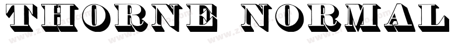 Thorne Normal字体转换